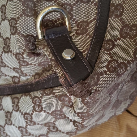 Gucci monogram satchel - Picture 8 of 9
